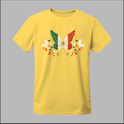 Mexican Flag Butterfly Tee