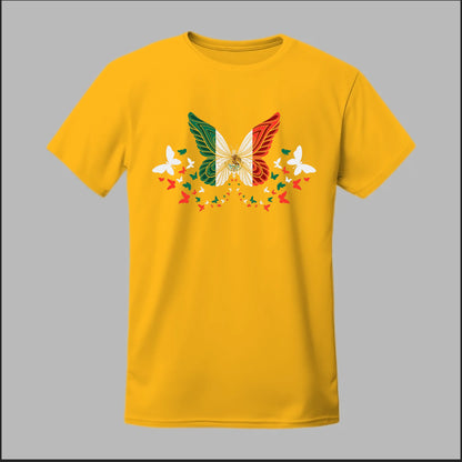 Mexican Flag Butterfly Tee