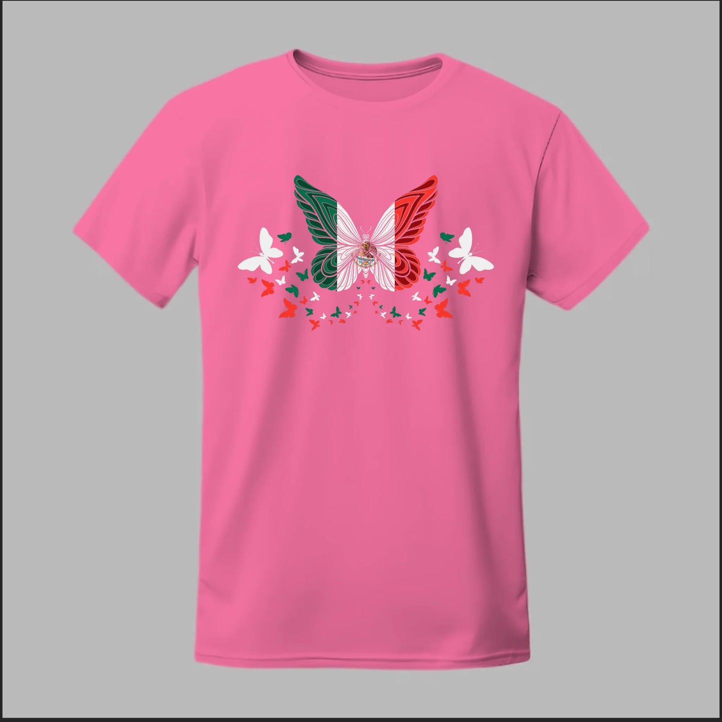 Mexican Flag Butterfly Tee