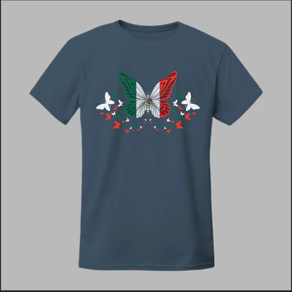 Mexican Flag Butterfly Tee