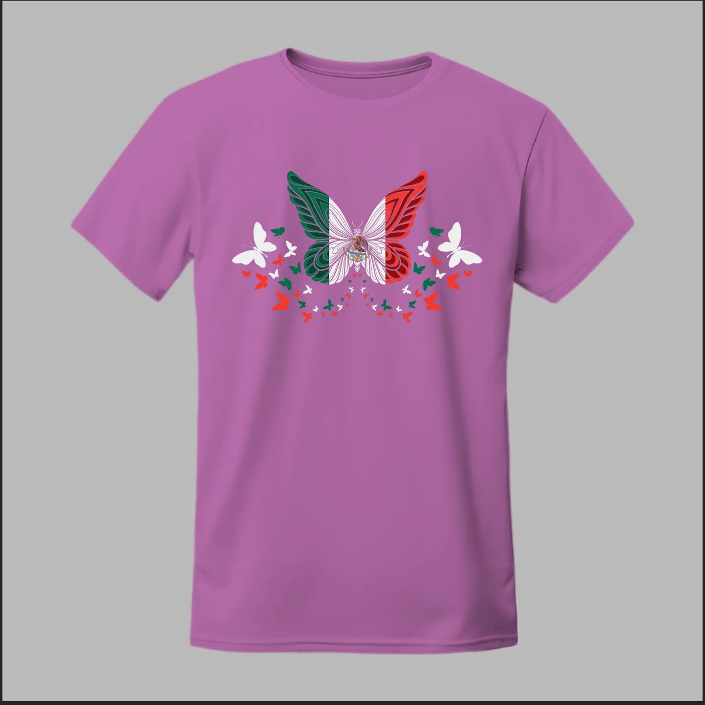 Mexican Flag Butterfly Tee