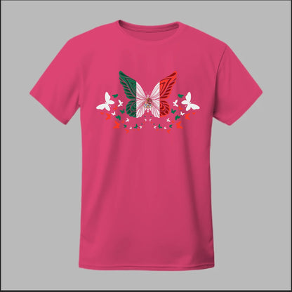 Mexican Flag Butterfly Tee