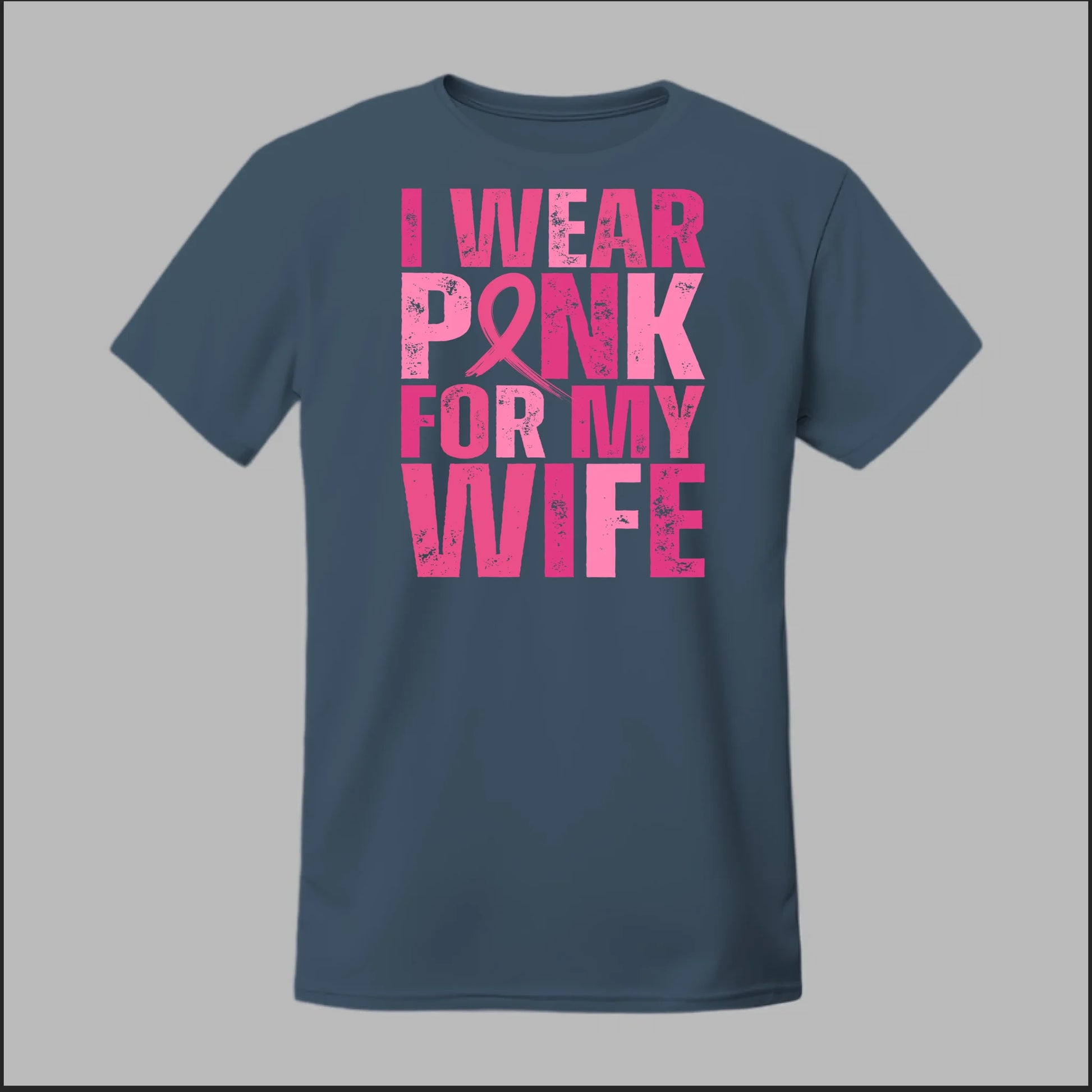 Front Heather Navy