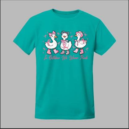 In October We Wear Pink Geese Tee
