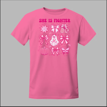 She Is Fighter – Faith & Strength Edition Tee