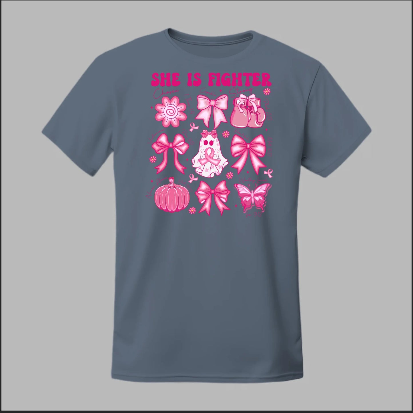 She Is Fighter – Faith & Strength Edition Tee