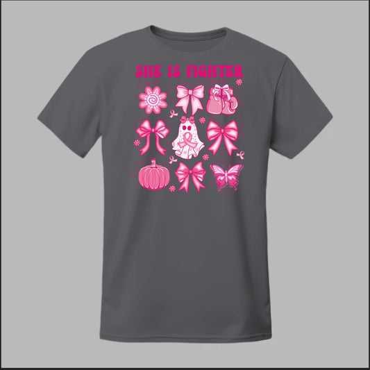 She Is Fighter – Faith & Strength Edition Tee