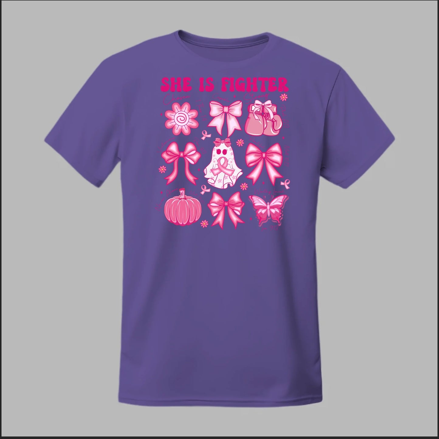 She Is Fighter – Faith & Strength Edition Tee