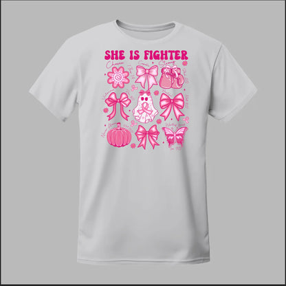 She Is Fighter – Faith & Strength Edition Tee