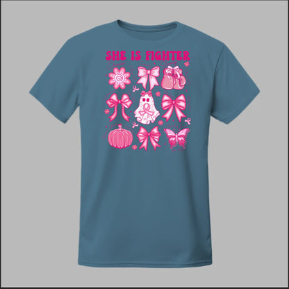 She Is Fighter – Faith & Strength Edition Tee