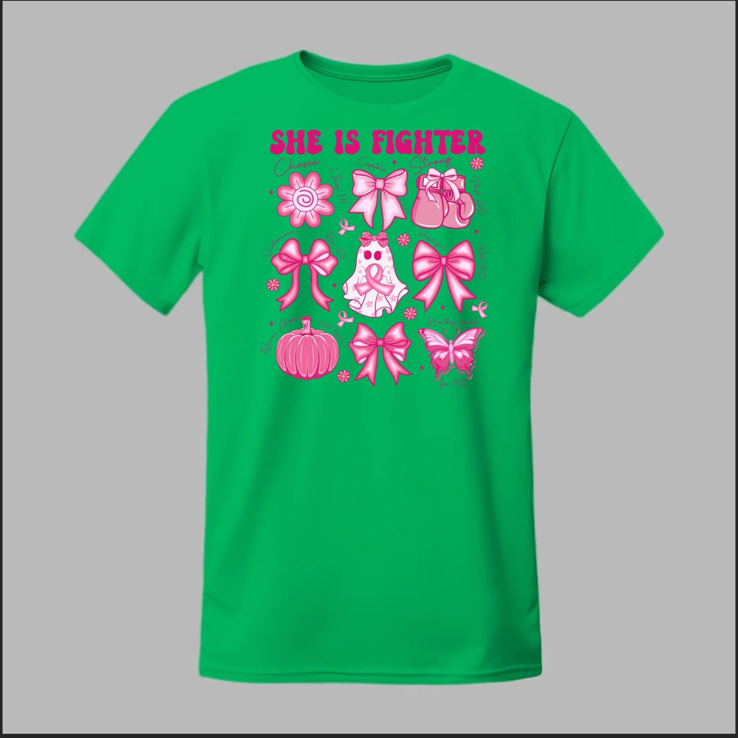 She Is Fighter – Faith & Strength Edition Tee