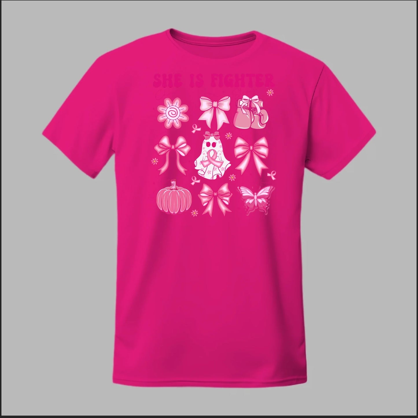 She Is Fighter – Faith & Strength Edition Tee
