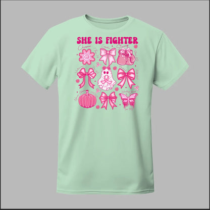 She Is Fighter – Faith & Strength Edition Tee