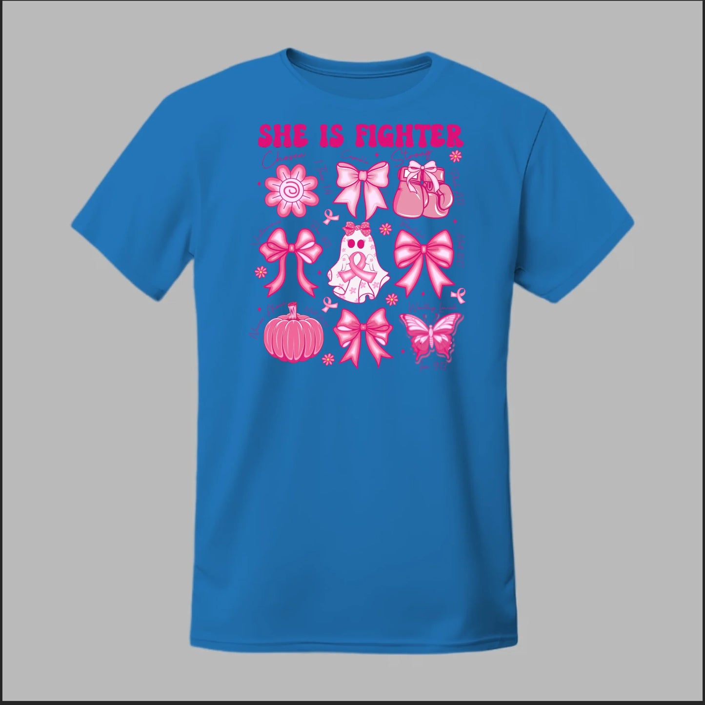 She Is Fighter – Faith & Strength Edition Tee