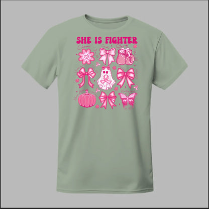 She Is Fighter – Faith & Strength Edition Tee