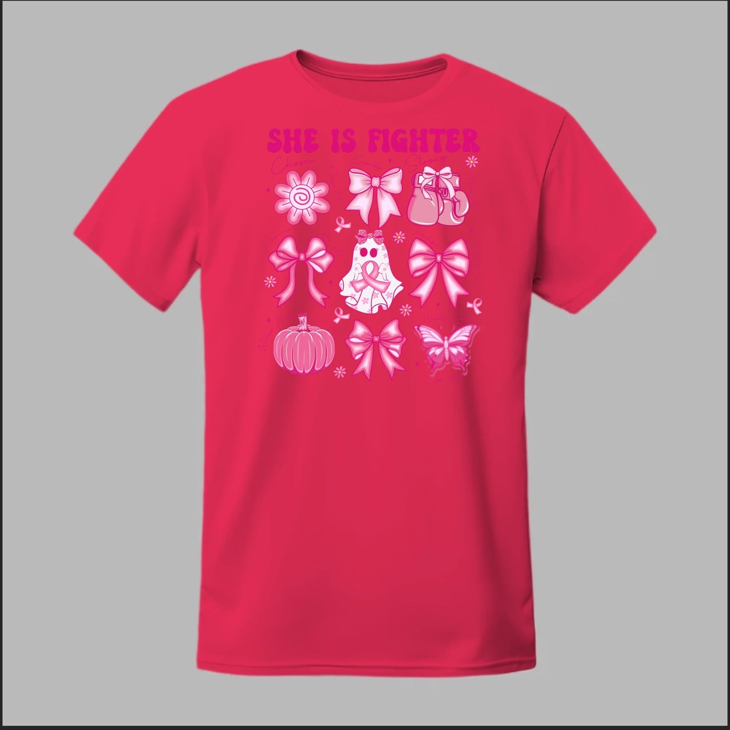 She Is Fighter – Faith & Strength Edition Tee