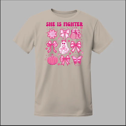 She Is Fighter – Faith & Strength Edition Tee