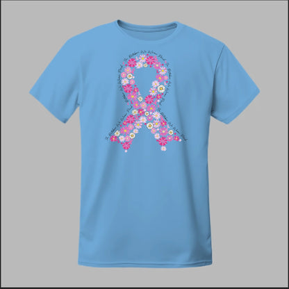 Floral Ribbon – Bold Strength Tee