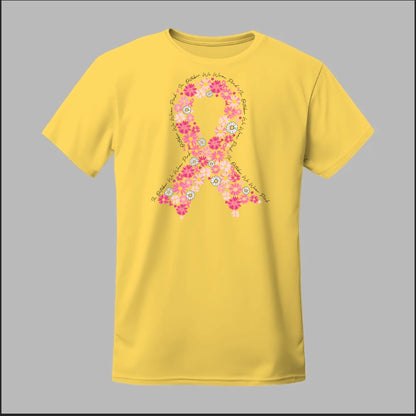 Floral Ribbon – Bold Strength Tee