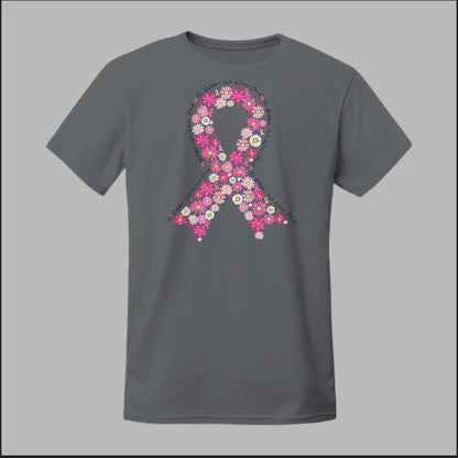 Floral Ribbon – Bold Strength Tee