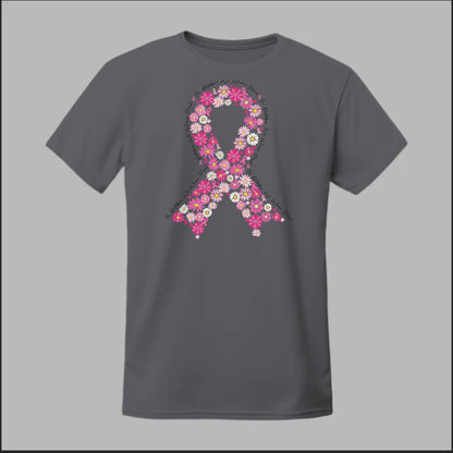 Floral Ribbon – Bold Strength Tee