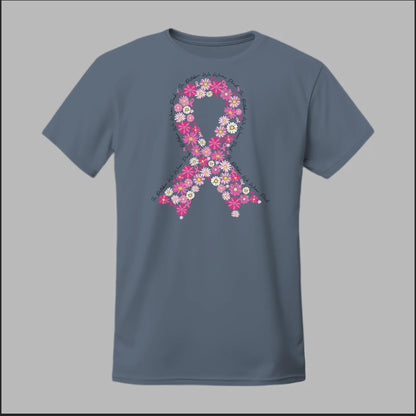 Floral Ribbon – Bold Strength Tee