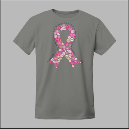 Floral Ribbon – Bold Strength Tee