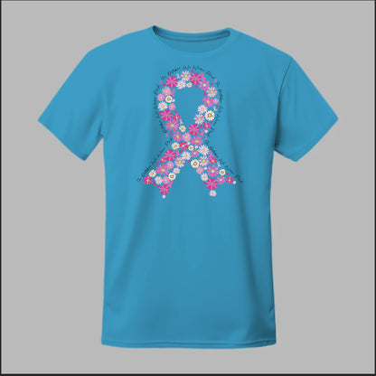 Floral Ribbon – Bold Strength Tee