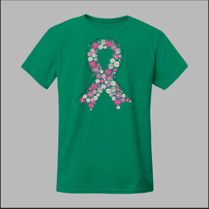 Floral Ribbon – Bold Strength Tee