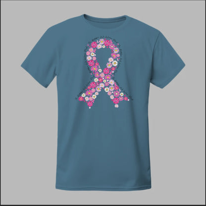Floral Ribbon – Bold Strength Tee