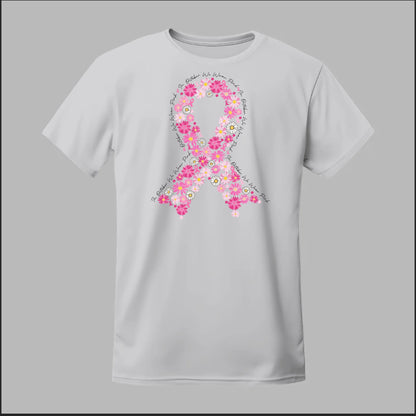 Floral Ribbon – Bold Strength Tee