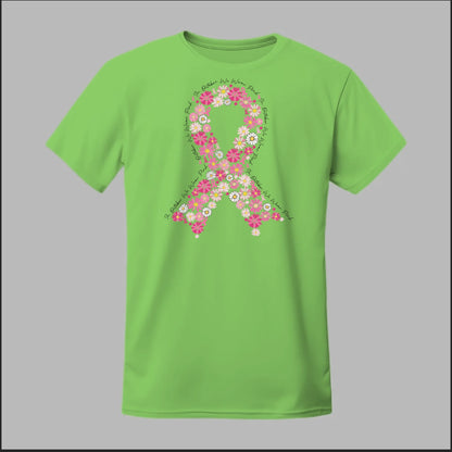 Floral Ribbon – Bold Strength Tee