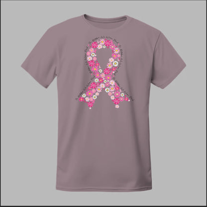 Floral Ribbon – Bold Strength Tee