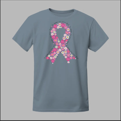 Floral Ribbon – Bold Strength Tee