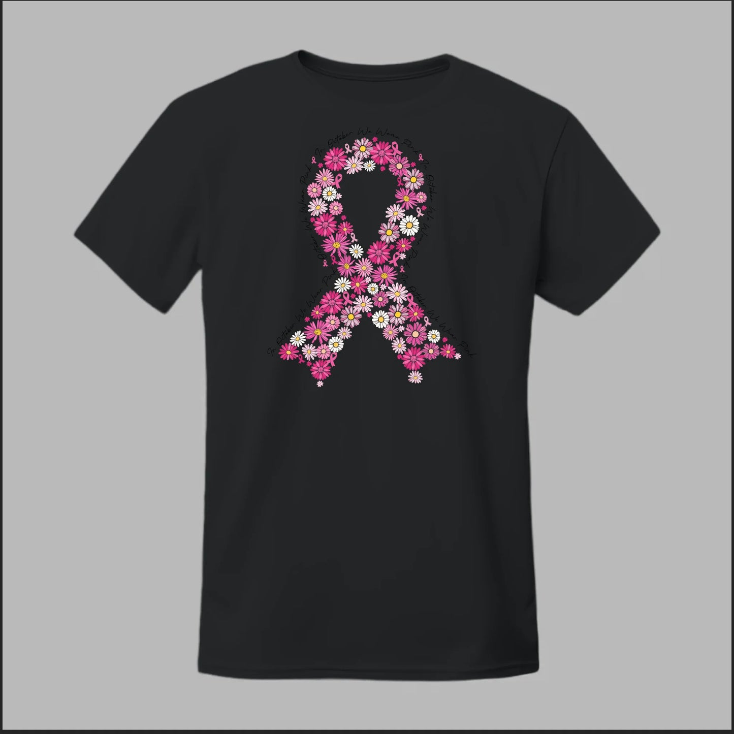 Floral Ribbon – Bold Strength Tee