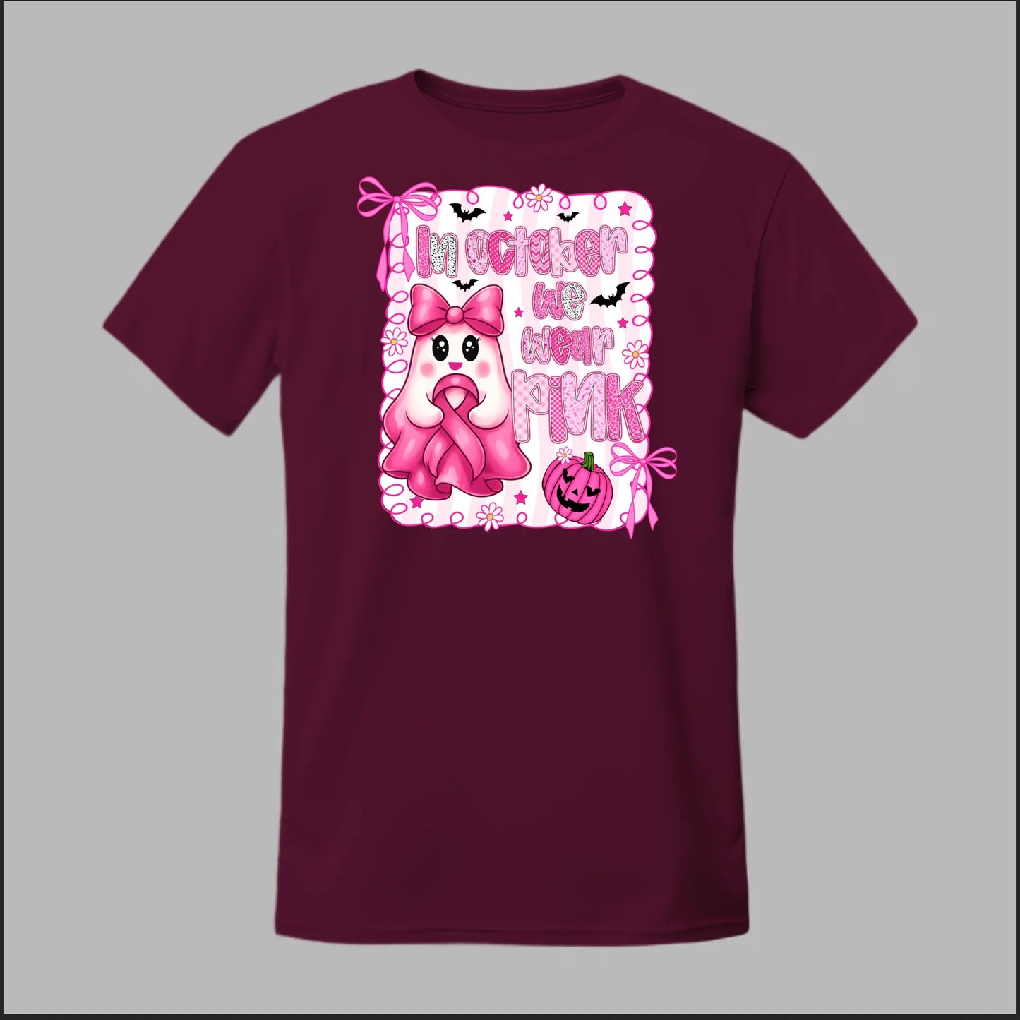 Ghostly Pink October Tee