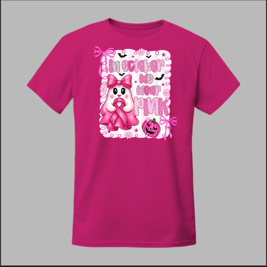 Ghostly Pink October Tee