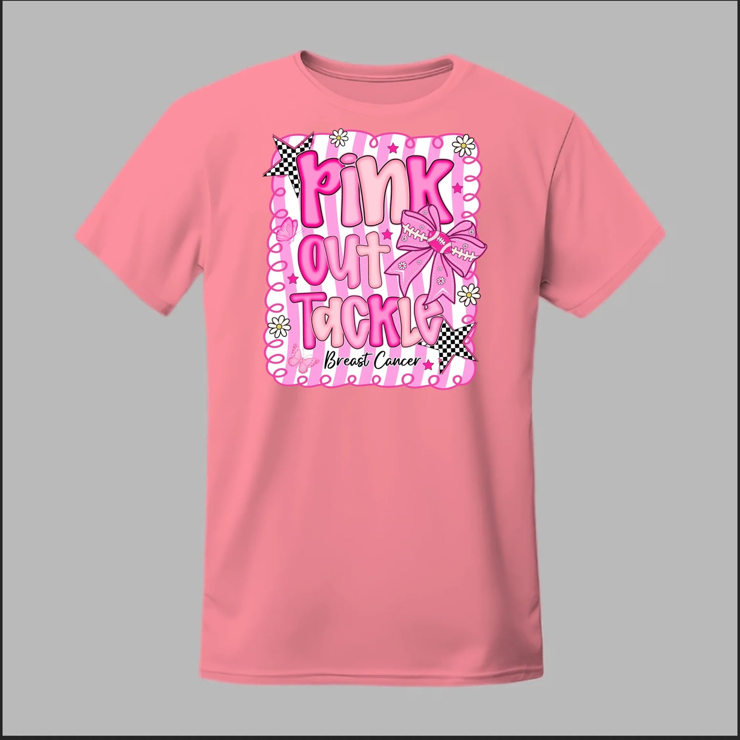 Pink Out Tackle Breast Cancer Tee
