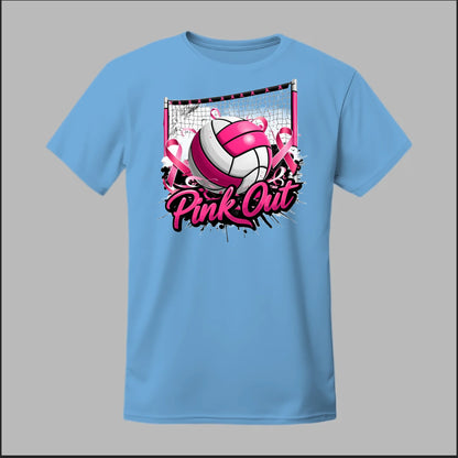 Pink Out Volleyball Tee