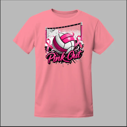 Pink Out Volleyball Tee