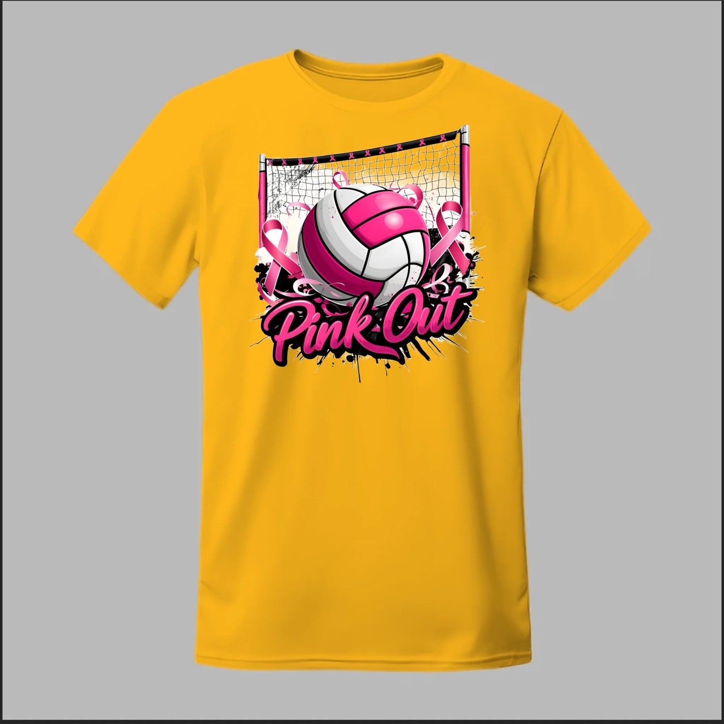 Pink Out Volleyball Tee