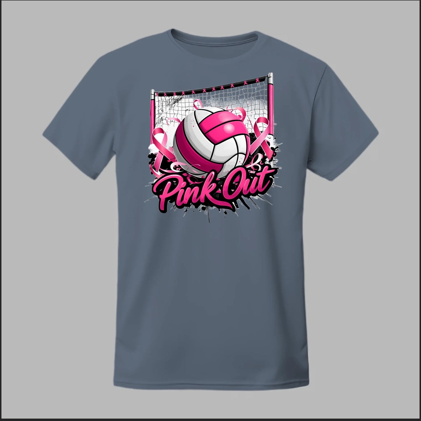 Pink Out Volleyball Tee