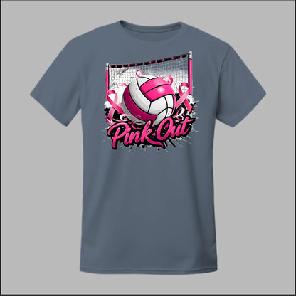 Pink Out Volleyball Tee