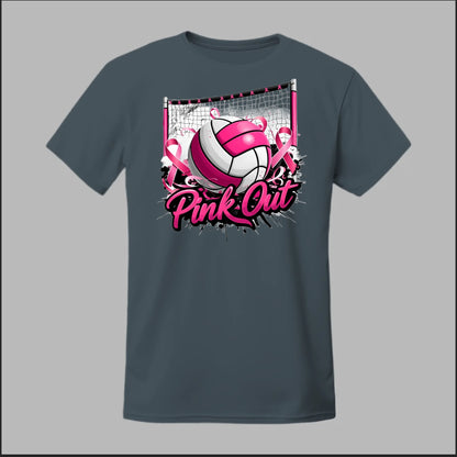 Pink Out Volleyball Tee