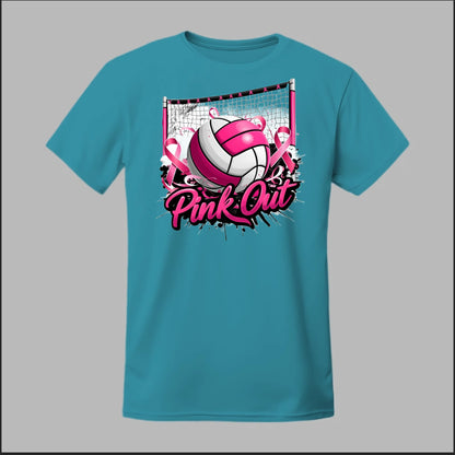 Pink Out Volleyball Tee