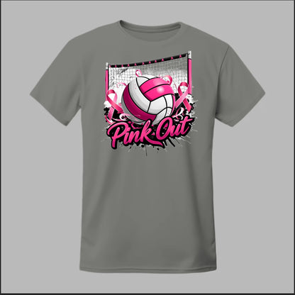 Pink Out Volleyball Tee