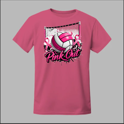 Pink Out Volleyball Tee