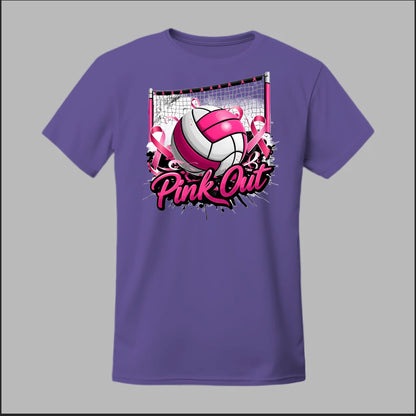 Pink Out Volleyball Tee