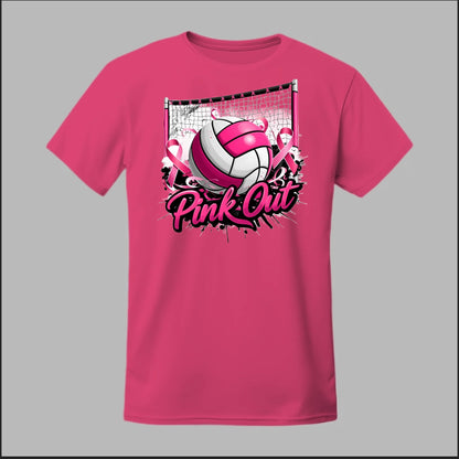 Pink Out Volleyball Tee