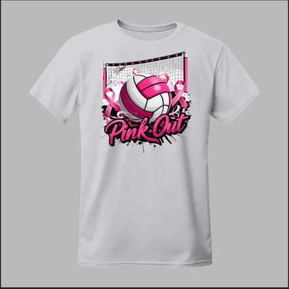 Pink Out Volleyball Tee